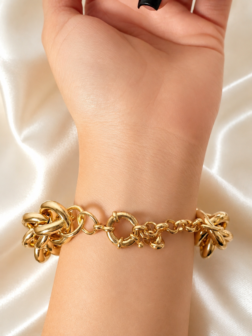 Monarch Link Bracelet 18K Gold Plated