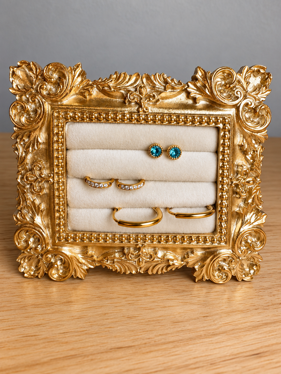 Veloura Triple Glow 3-Piece Earring Set