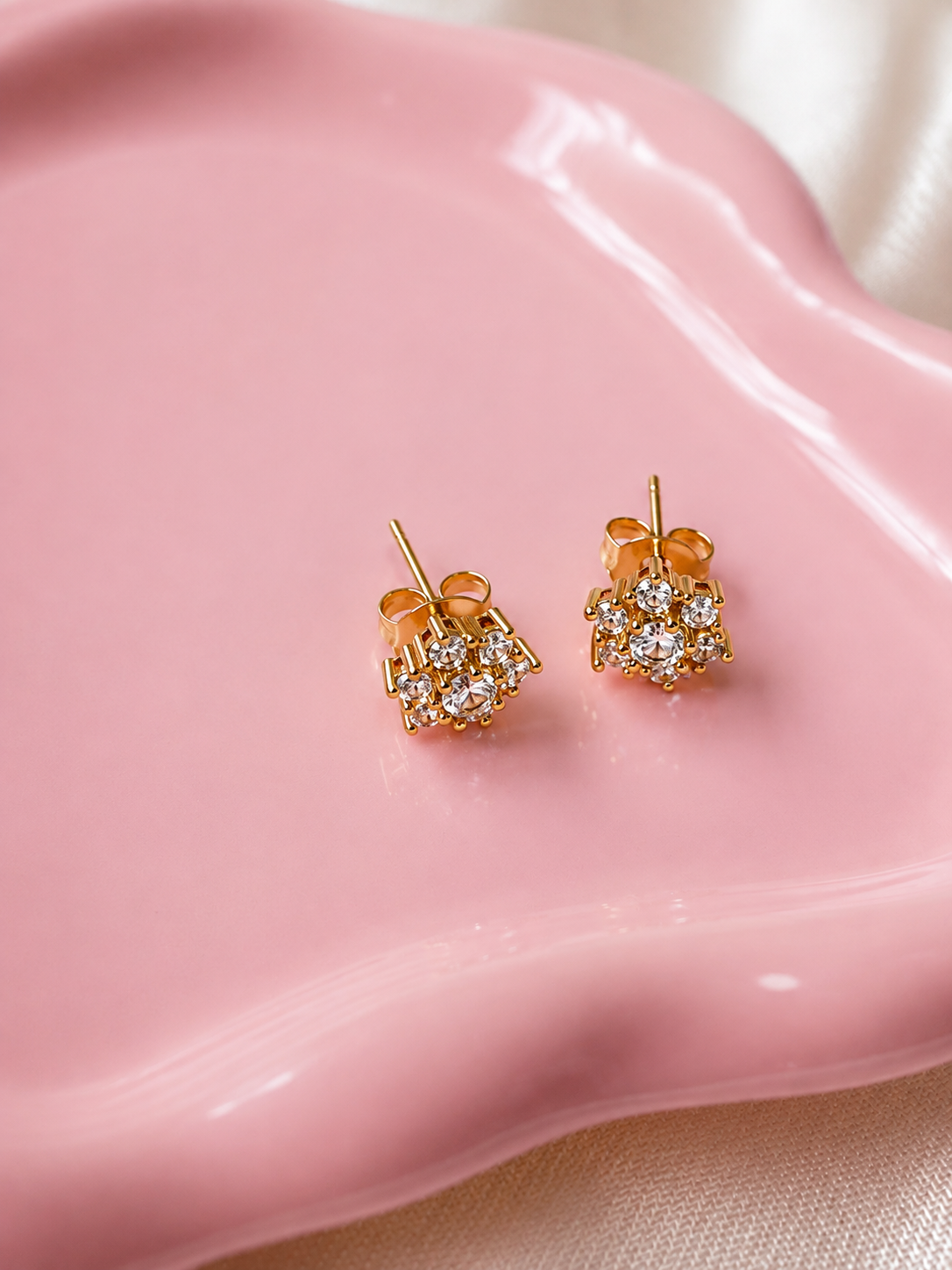 Daisy Blossom Kids Stud Earrings | 18K Gold Plated