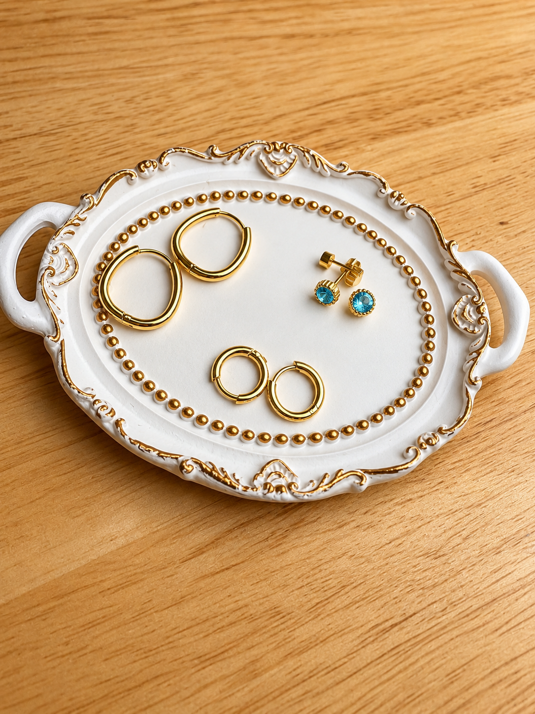 Veloura Triple Glow 3-Piece Earring Set