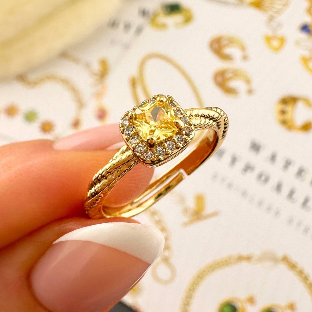 Golden Halo Princess Ring