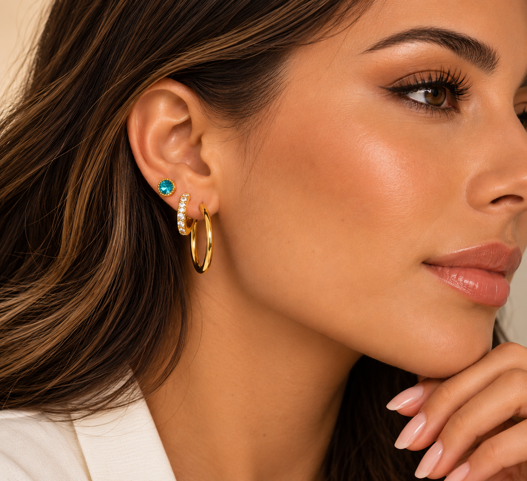 Veloura Triple Glow 3-Piece Earring Set
