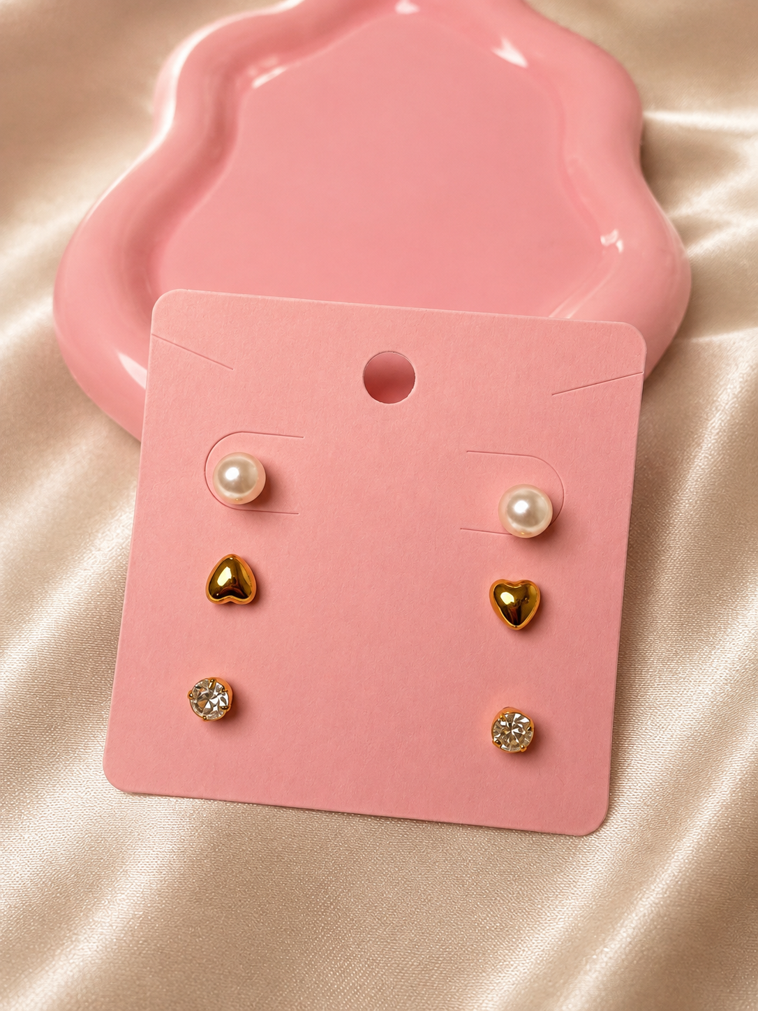 Luna Three-Pair Earring Set