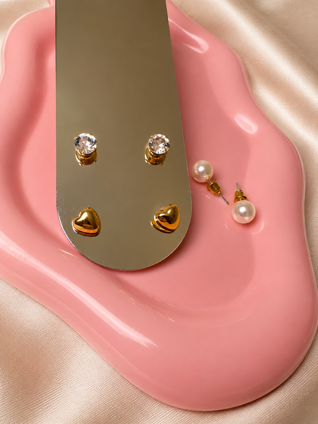 Luna Three-Pair Earring Set