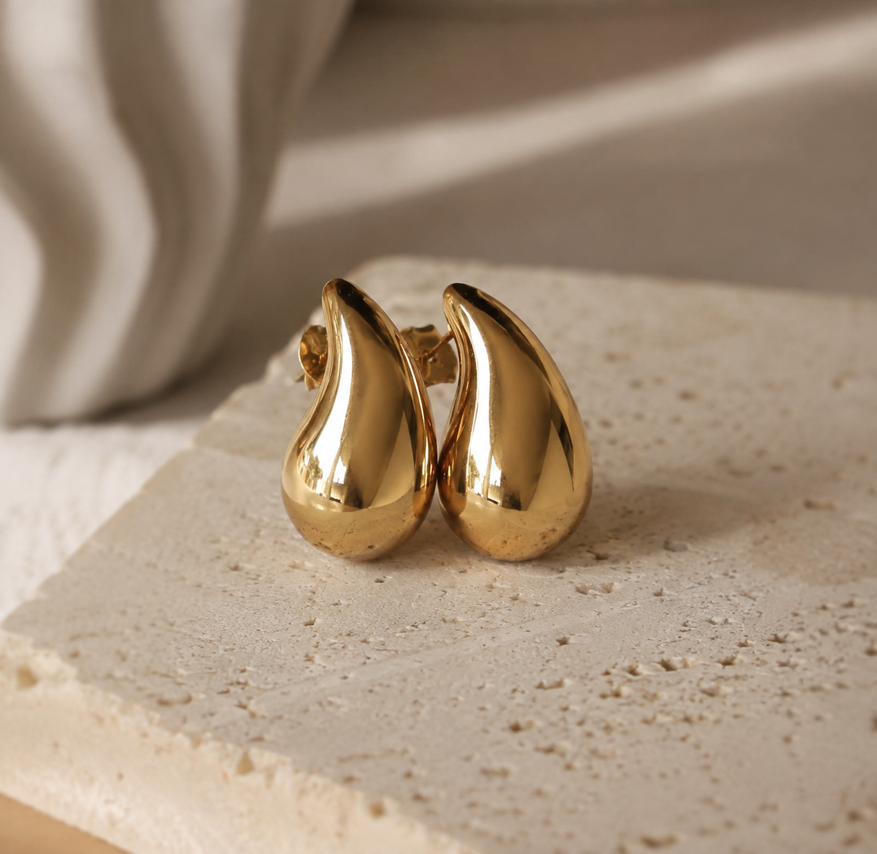 Sorrento Gold Drop Earrings