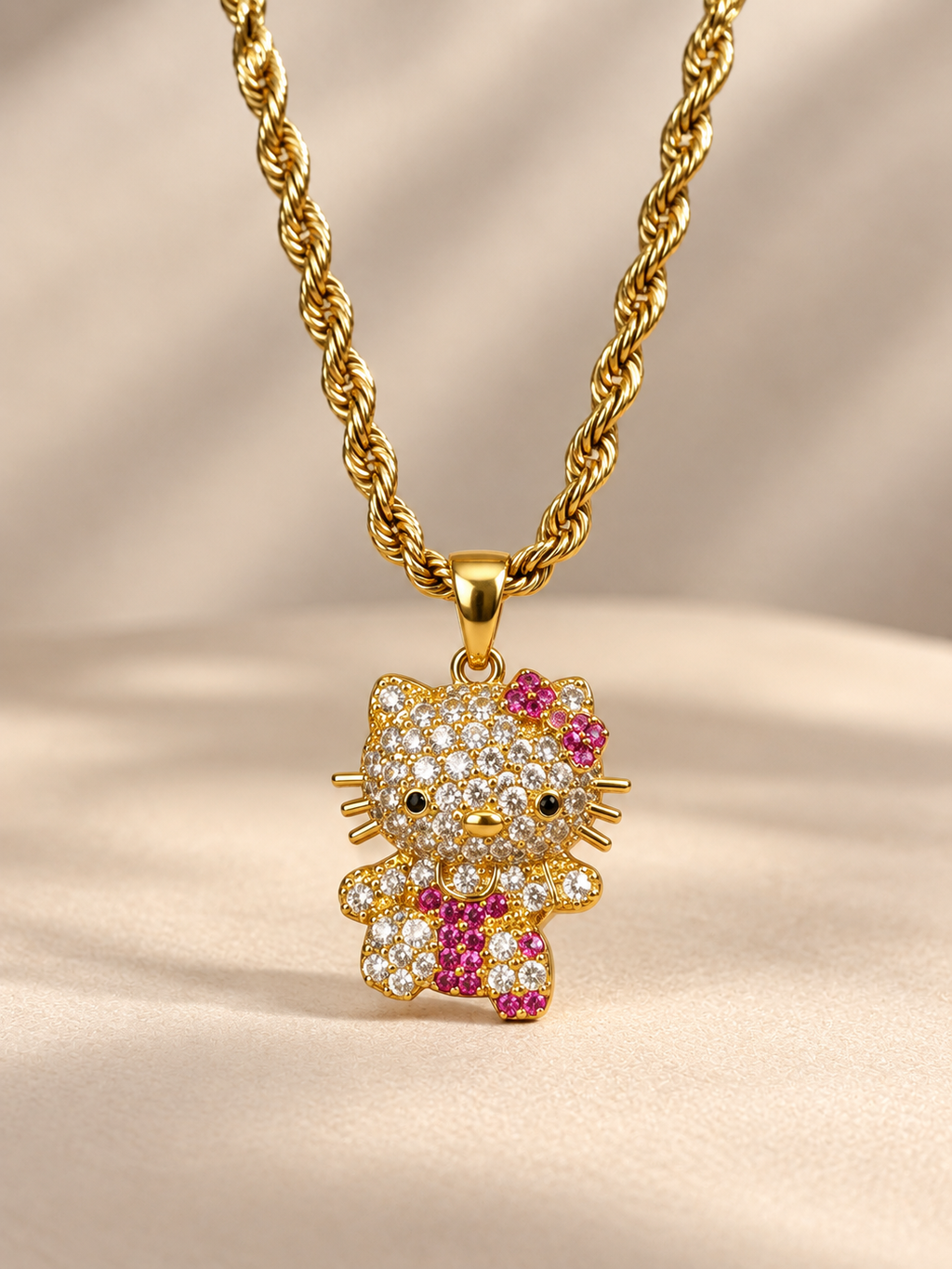 Kitty Necklace – 18K Gold Plated
