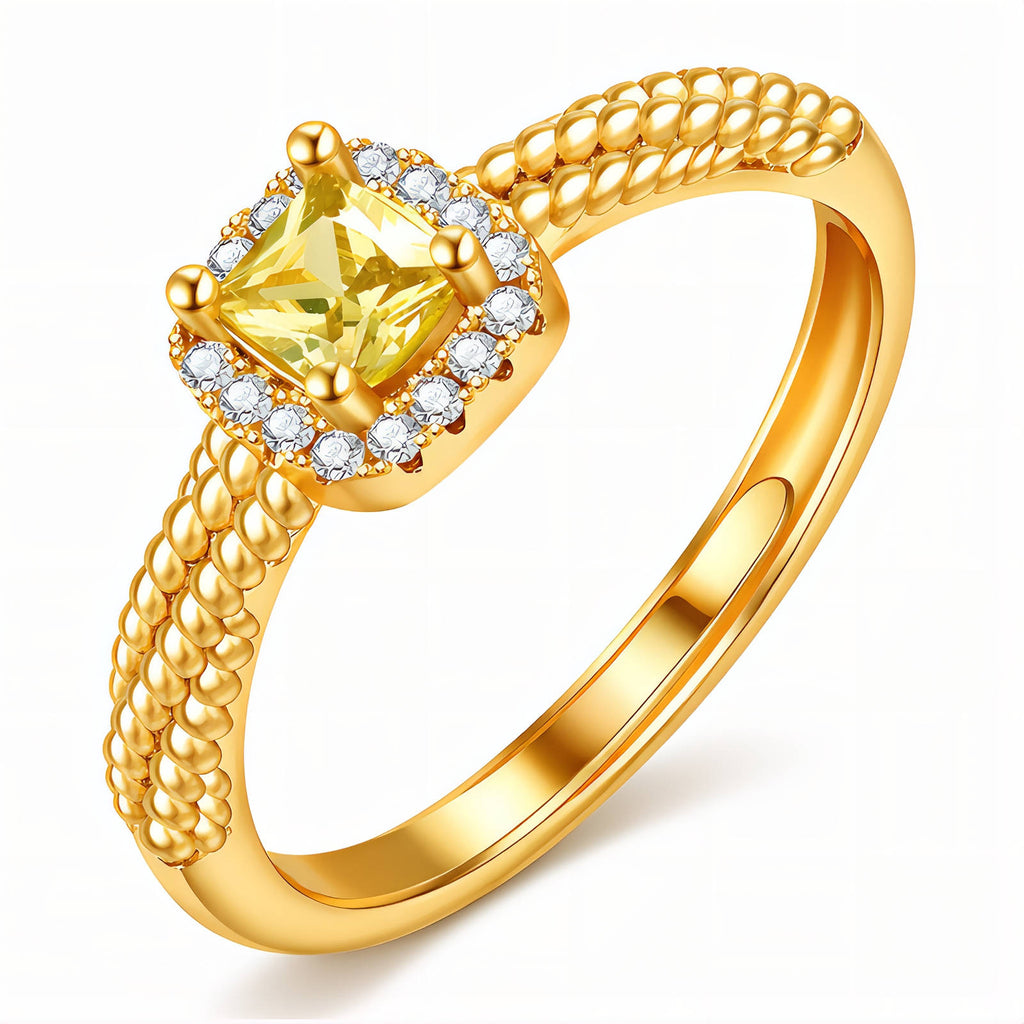 Golden Halo Princess Ring