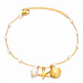 Ocean Pearl Charm Anklet
