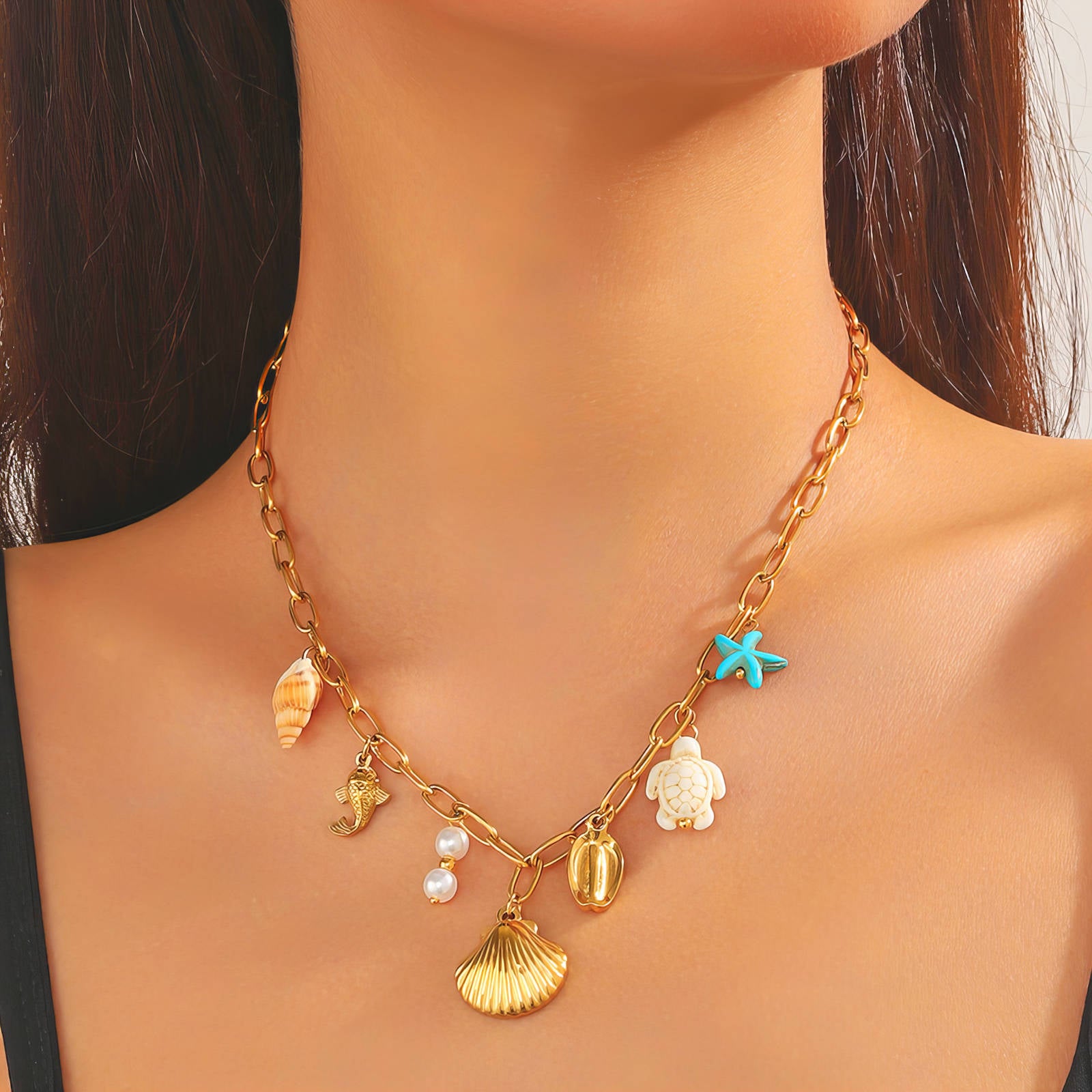 Ocean Treasures Charm Necklace