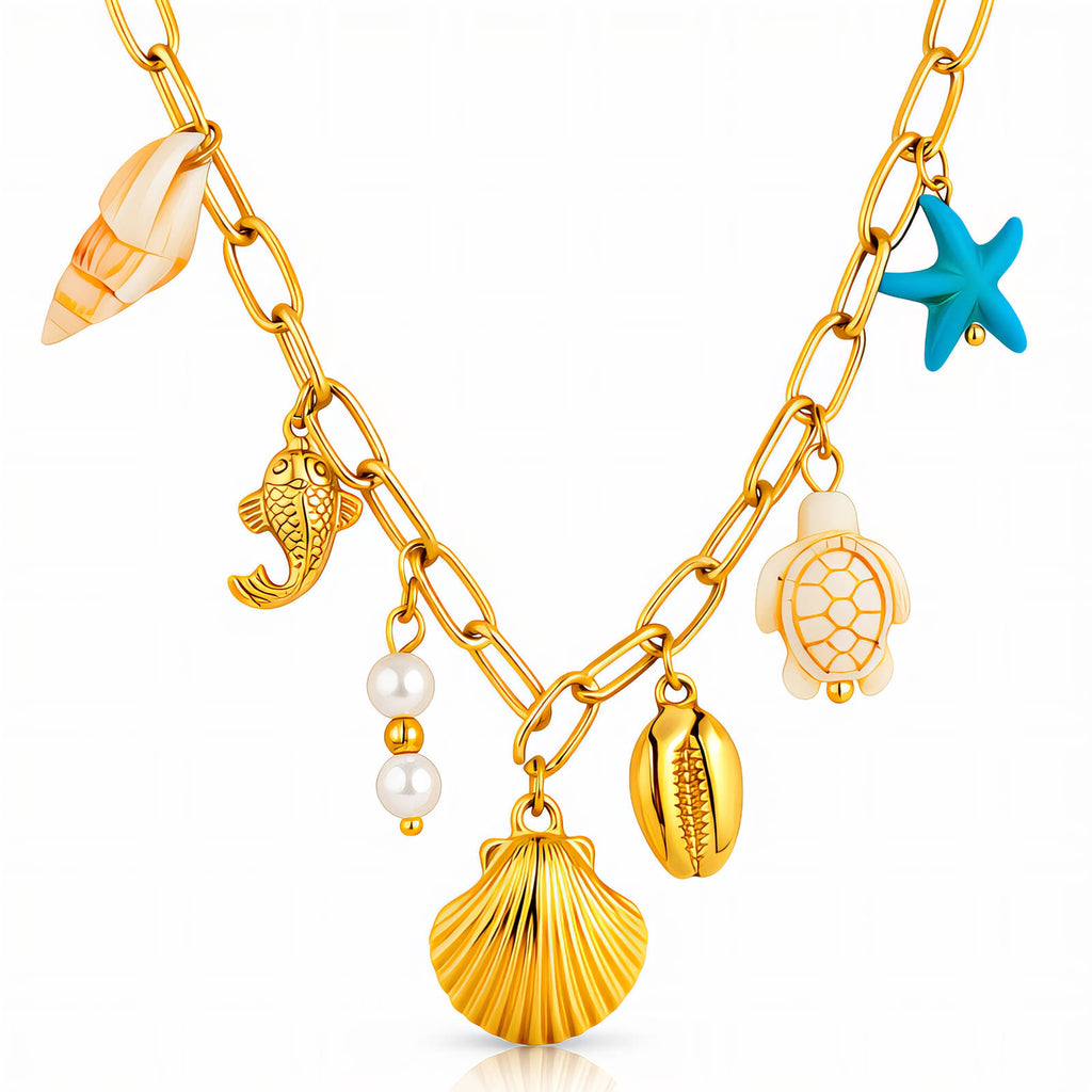 Ocean Treasures Charm Necklace
