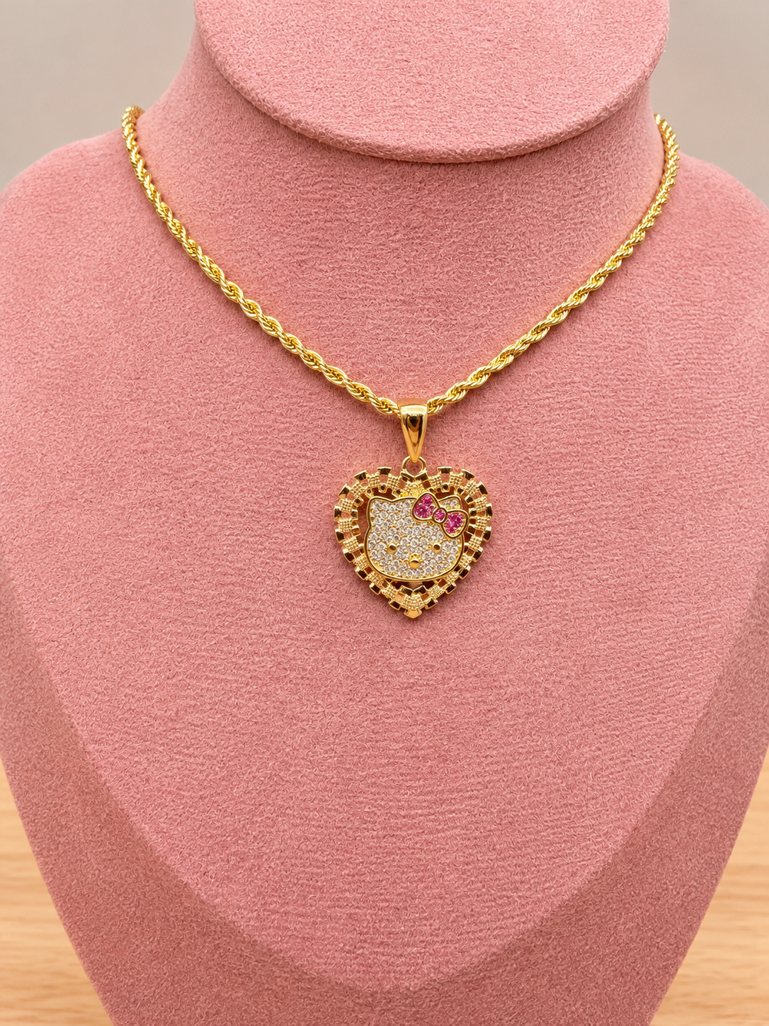 18K Gold Plated Cat Necklace