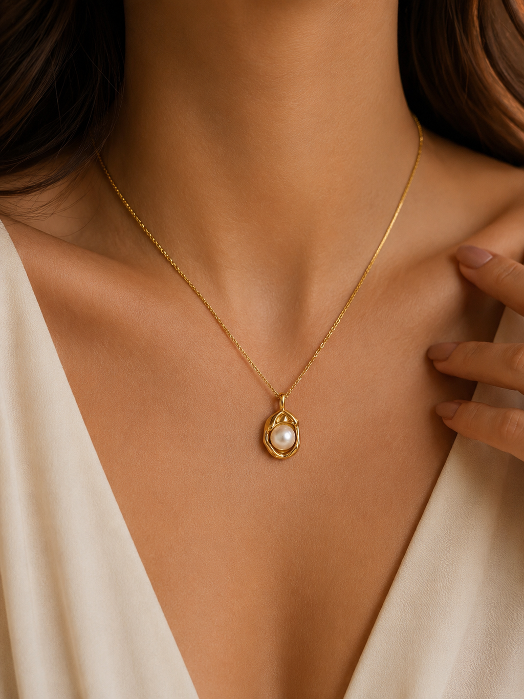 Pearl Harmony Necklace 18K