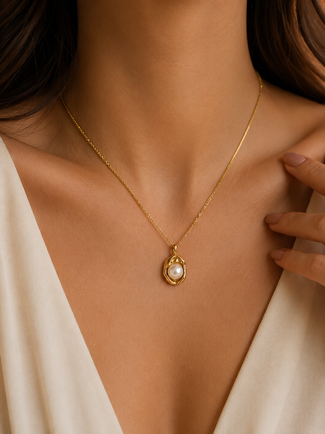 Pearl Harmony Necklace 18K