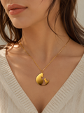Mother & Kitten Necklace 18K