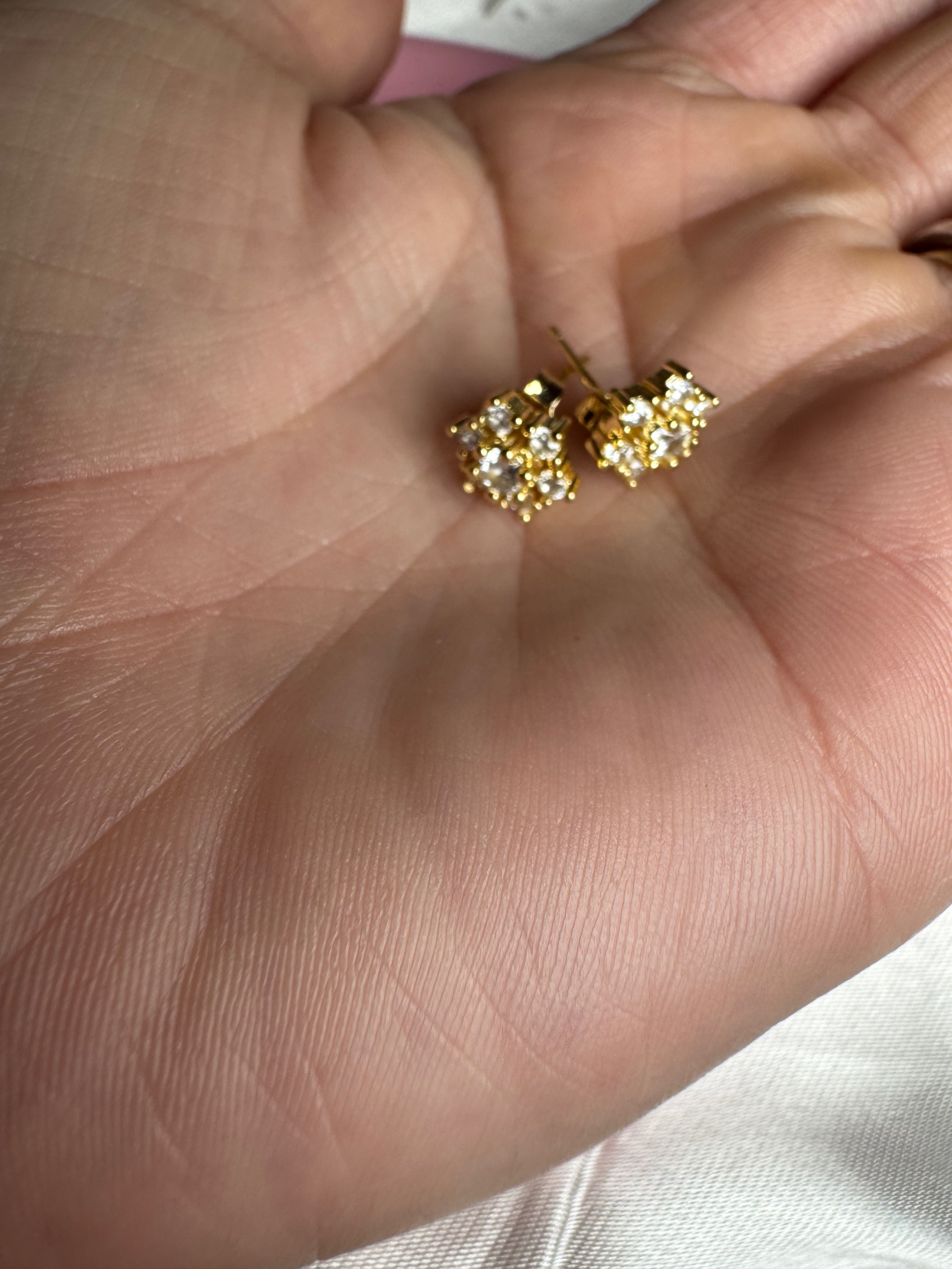 Daisy Blossom Kids Stud Earrings | 18K Gold Plated
