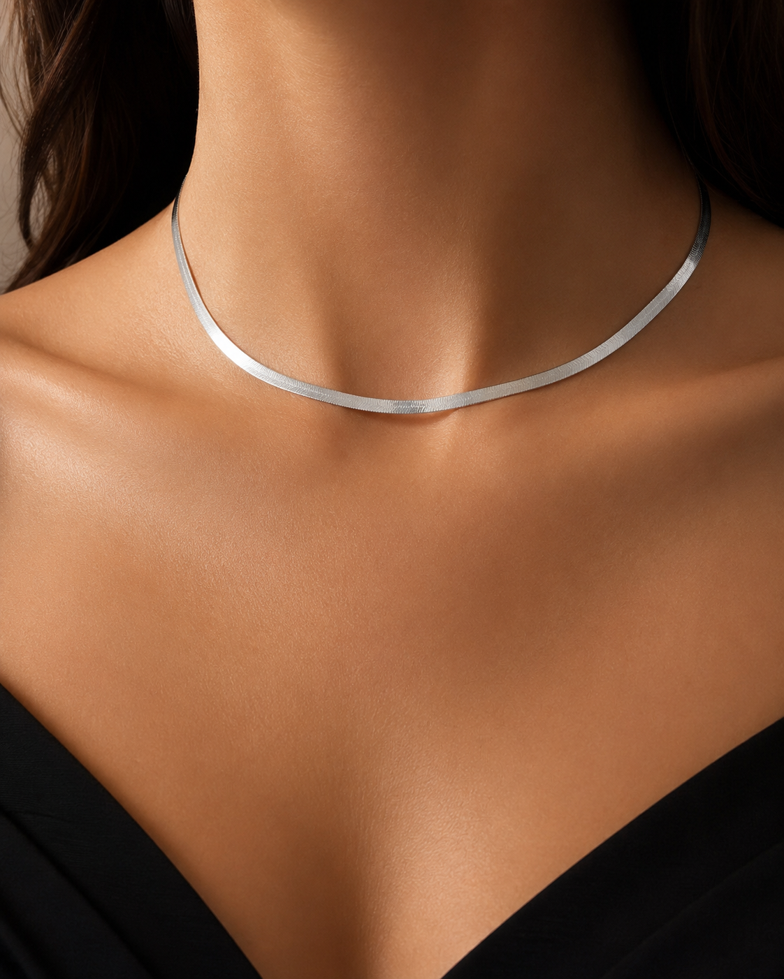 Luna Silver Choker