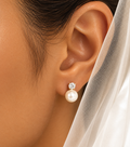 Veloura Pearl Glow Stud Earrings