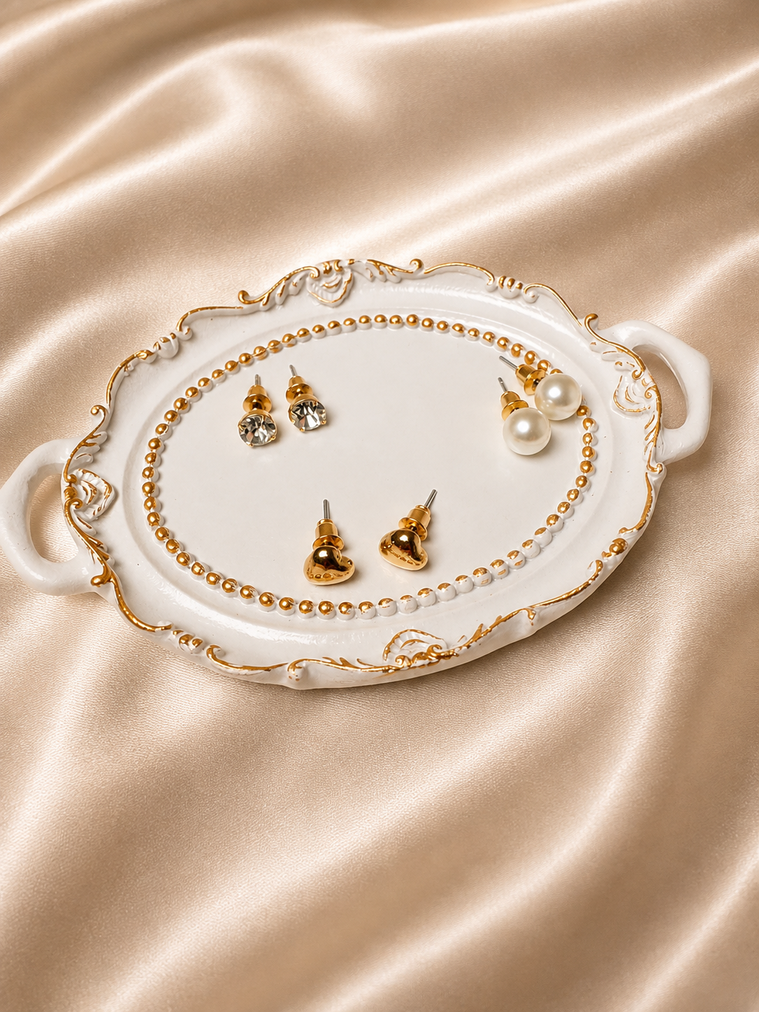 Luna Three-Pair Earring Set